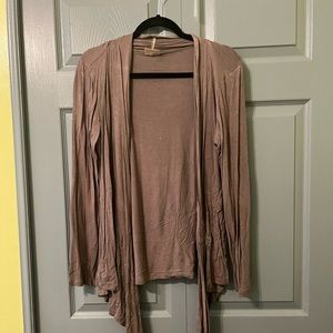 Free to Live | Womens Tan Cardigan | Size XXL